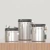Airtight Stainless Steel Coffee Bean Container Coffee Canister Kitchen Food
