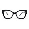 SA106 Womens Classy Oversized Thick Plastic Cat Eye Reading Glasses