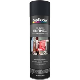 Dupli-Color EHB102007 Semi-Gloss Black HiBuild Fleet Coating - 16 oz., Single (HB102)
