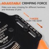 iCrimp Closed Barrel Crimper 4 Way Indents,8 Impressions for Deutsch