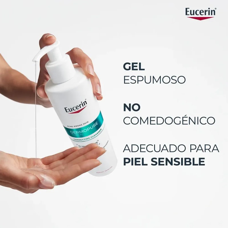 Eucerin Dermopure Gel Limpiador Concentrado 150ml Grasa Día/noche