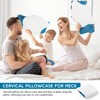 HunnmingRe Cervical Pillow Case Cover Comfortable and Breathable Memory Foam