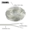 ZoZoMaiy 30 m PVC Flexible Cable Transparent 2-Core Power Cable