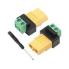 YANBORONSN XT60 Connectors Screw Terminal Adapter ,XT60 Female to 2PIN
