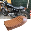 Dreamizer Motorcycle Retro Brown Cafe Racer Seat Hump Saddle For