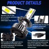SHENKENUO For 2014 2015 KIA OPTIMA-6x 6000K LED Headlight Hi/Low+Fog