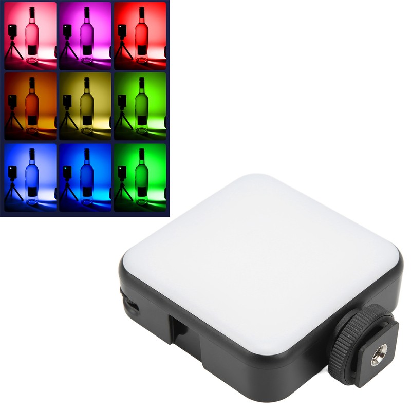 W64 RGB LED Fill Light Multiple Light Effects Modes Pocket