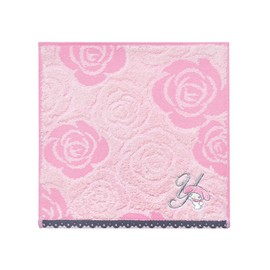 Marushin Sanrio 3005058700 Handkerchief, Initial My Melody, 100% Cotton, Rose My Melody Y, Gift, Gift, Birthday, Mother's Day, Goods,