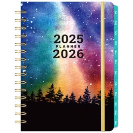 Planner 2025-2026 - Academic Planner 2025-2026 Daily Weekly and Monthly, July 2025 - June 2026, 6.4" x 8.5", Marked Tabs, Back Pocket, Perfect Daily Organizer