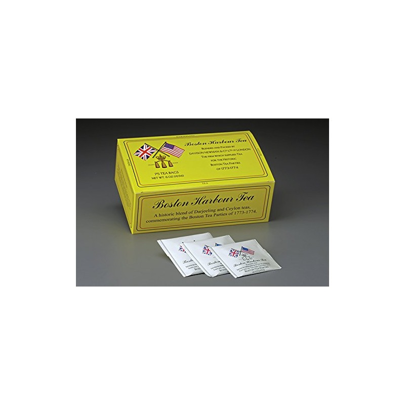 Boston Harbour English Black Tea in Individual Serving Bags (75