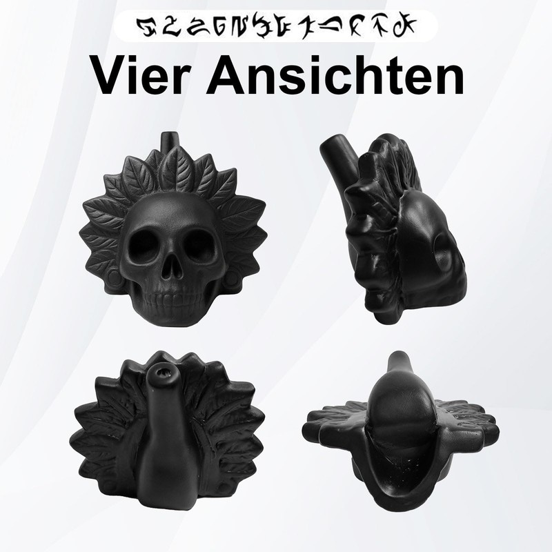 Aztec Death Whistle, Historical Replica, Scary Sound Effects, Collectable, With