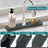 Drying Stone Faucet Mat for Kitchen Sink, Diatomite Faucet Handle