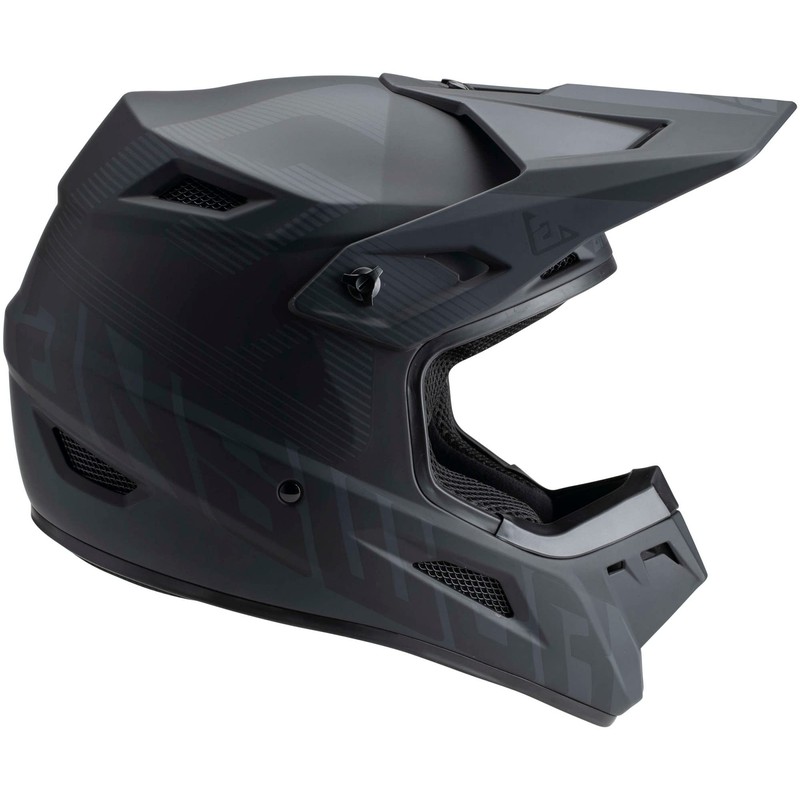 Answer Racing 447669 A23 AR1 V2 Bold Helmet: Black/Dark Grey,