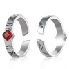 ZHUOXING Anime Ring - Tanjirou Cosplay Anime Adjustable Open Rings