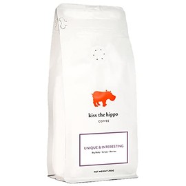 Kiss the Hippo - Unique & Interesting Coffee | Whole Beans | Single Origin | Carbon-Negative | Cafetiere, Filter | Notes of Red Apple, Redcurrant, Caramel | 250 gr