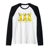 Funny Softball Sports Easter Bunny Rabbits Easter Day Raglan Baseball