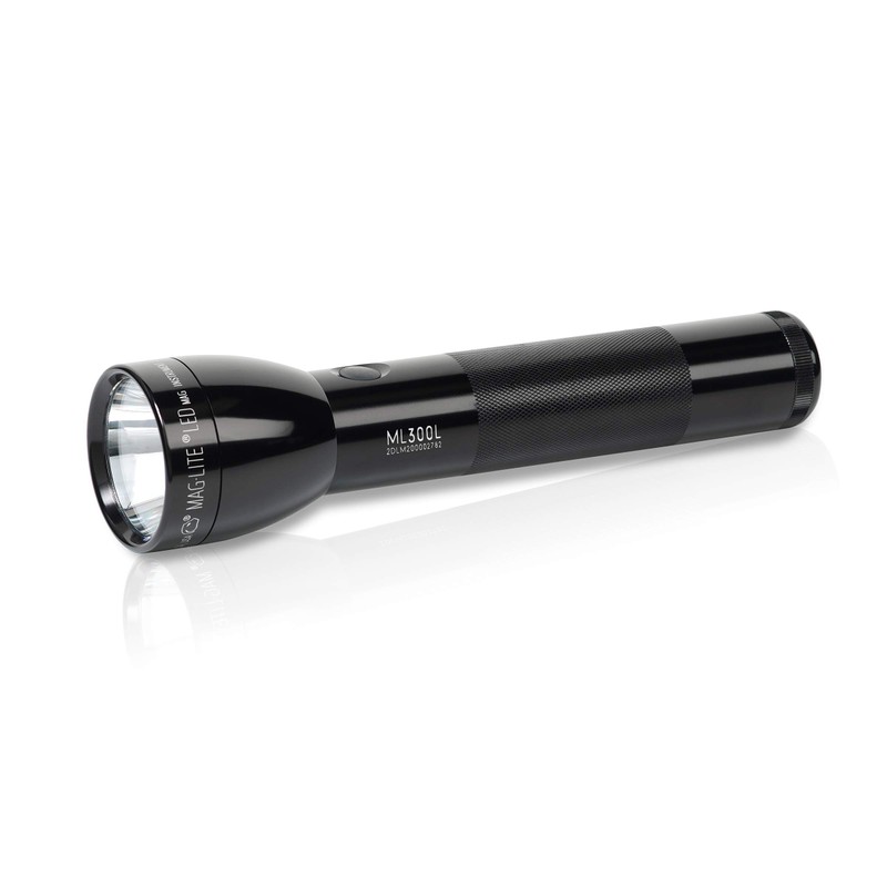 Mag Instruments ML50034-BRK Maglite ML300L LED 2-Cell D Flashlight, Black