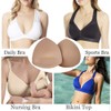 5 Pairs Bra Pads Inserts,Removable, Air Cotton,Foam Sponge,Breathable (Beige#, A/B