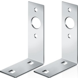 Dunzy Galvanized Trailer Light Brackets Mounting L Shape Tail Light Bracket for Boat Utility Trailer Parts Accessories, 4.5 x 3 x 1.5 Inch(2 Pcs)