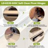 LD-0220-50SC Soft Close Pivot Hinges Pair of Self Closing Cabinet