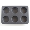 cotta 85667 Original Muffin Pan (6 Pieces), Gray, 10.2 x