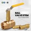 Midline Valve 4UVGZ Ball Valve Stem Extension for 3/4 in.