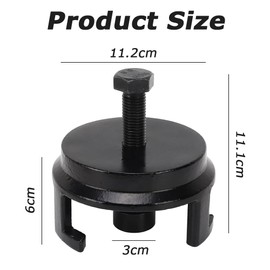 MOTRAIN 25264 GM Harmonic Balancer Puller, Remove LS Balancer, Crank Pulley Puller, Engine Quickly Removes Harmonic Balancer without Tapped Holes, Replacement for GM Chrysler Dodge