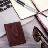 Mens Minimalist Money Clip Bifold ID Wallet Credit Card Holder