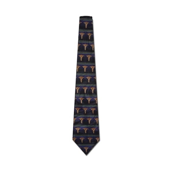 Steven Harris Doctors Ties Medical Necktie Black Mens Neckties