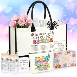 Best Friend Birthday Gifts for Women, Bestie Gifts for Female Friendship, Bff Soul Sister Work Bestie Bestfriend Thankgiving Set of 5