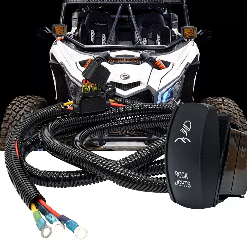OZ-USA Power Busbar Block Rock Light Wire Harness Can-Am X3