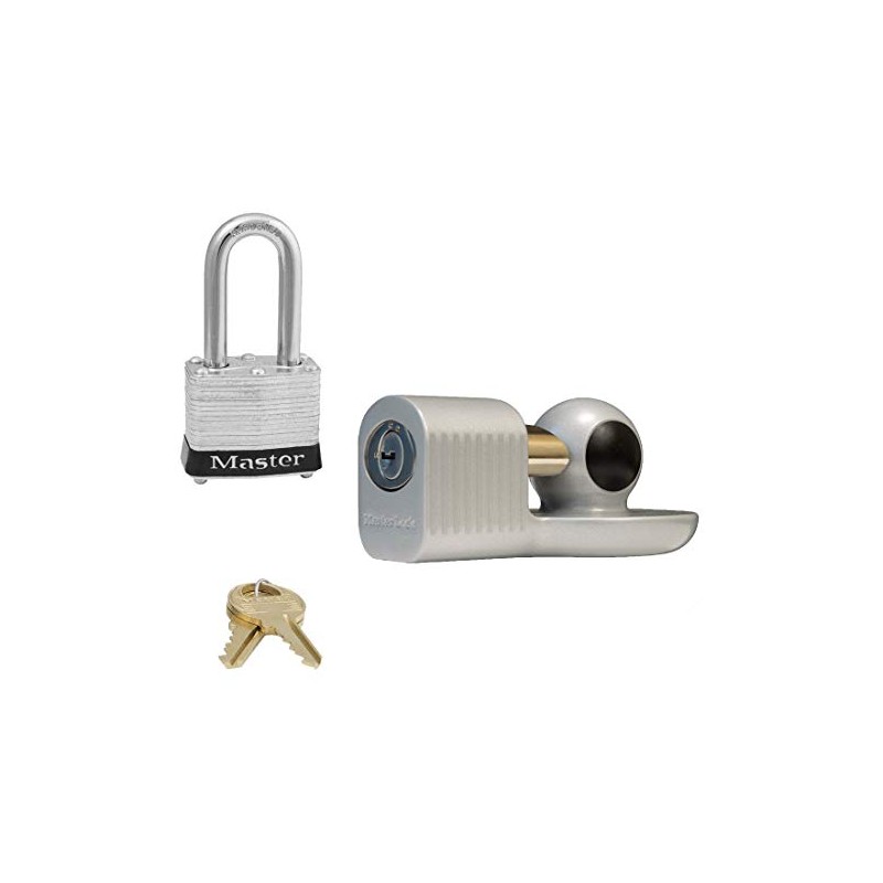 Master Lock - 2 Trailer Coupler/Tongue Locks Keyed Alike 2KA-377-3