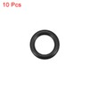 sourcing map Nitrile Rubber O-Rings 15mm OD 10.2mm ID 2.4mm