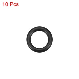 sourcing map Nitrile Rubber O-Rings 15mm OD 10.2mm ID 2.4mm Width, Metric Sealing Gasket, Pack of 10