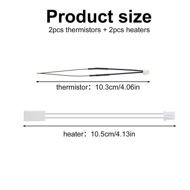 2 Sets Thermistor & Cartridge Heater for Bambu Lab X1/X1C,