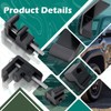 P-AC-04N Camper Shell Clamps, Truck Cap Mounting Clamps, Truck Topper