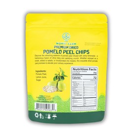 Pack of 1 NOKKI FARM Premium Dried Pomelo Peel | Crunchy | Slightly sweet and tangy | 50g