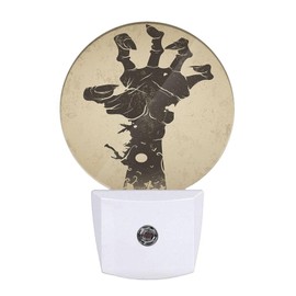 Uanvaha Zombie Hand Night Light Nightmare Before Christmas Monster Black Fingers Nail Night Lamp LED Auto On/Off for Boys Girls Men Women Gifts, LEDLAMP3010