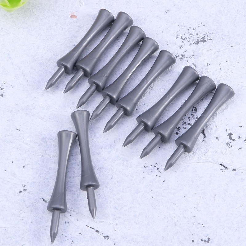 FAVOMOTO 50pcs 70mm Large Castle Golf Tees Plastic Castle Golf