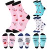 SATINIOR Nurse Gifts Socks Funny Ladies Crew Socks 36-43, as