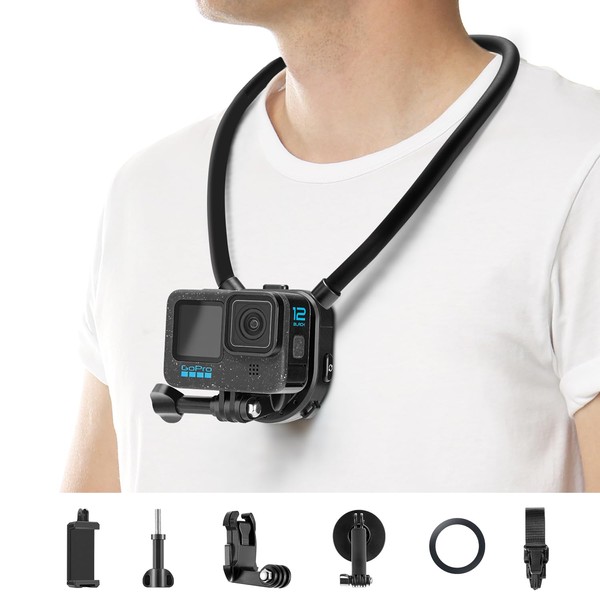 K&F Concept Neck Mount for Action Camera, POV Holder Chest