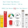 KEWAYO Tape Measure 60inch/150cm Double Scale Body Measuring Tape with