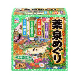 Japanese Hot Spring Bath Powders - 30 g x 18 Packs (Japan Import)