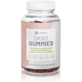 It Works - Gomitas de vinagre de manzana y naranja, 60 unidades