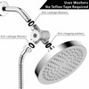 6 Pack Shower Filter Gasket + 6 Pack Rubber Washer,