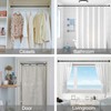 Thestoa Shower Curtain Rod Adjustable 43-78 inch, 1"Diameter Spring Tension