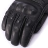 Harssidanzar Winter Motorcycle Gloves,Mens Long Gauntlet Leather Full Finger TouchScreen