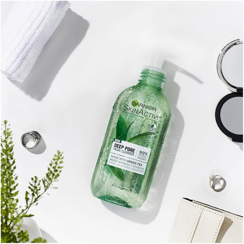 Garnier Skin Active Face Wash with Green Tea for Oily