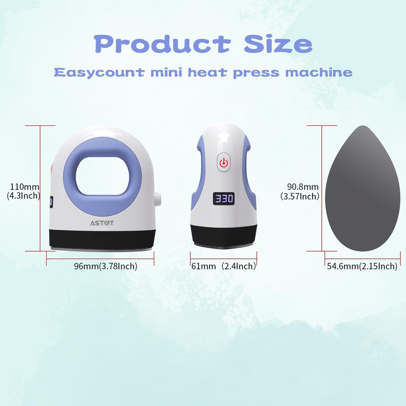 Heat Press Mini Heat Press Machine, Small Heat Press for