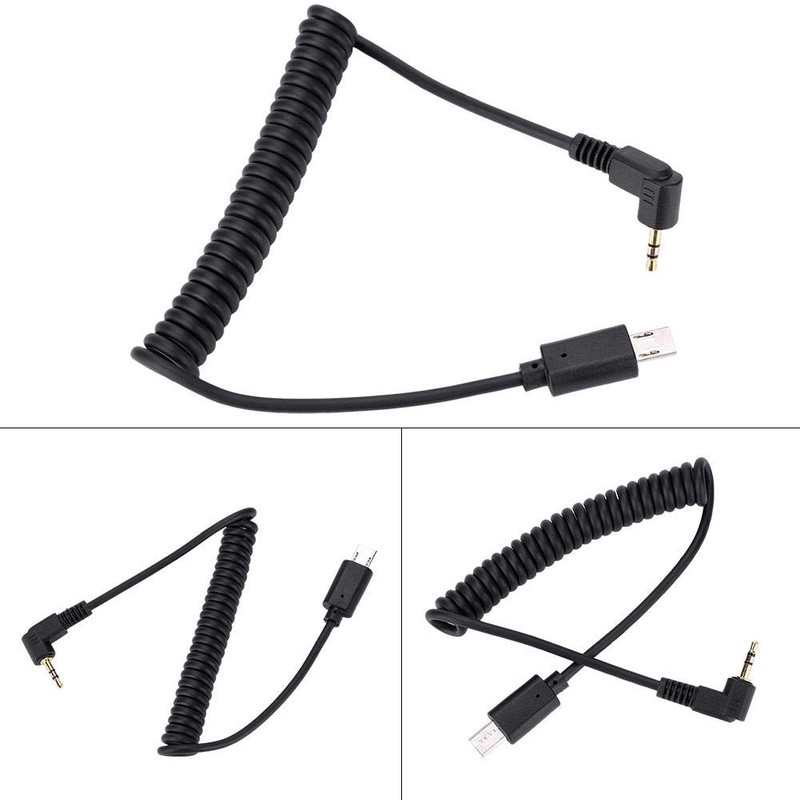 RM-VPR1 3.5mm/2.5mm S2 Shutter Release Cable for Sony RX1/RX10/RX100/A7S/A7R/A7/A7II/A7III/A9/A58/77M2/99M2/A3500/A5000/A5100 A60000